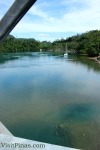 Bridge into Misibis Bay overlooking Yachts