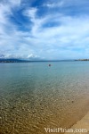 Clear waters of Misibis Bay
