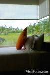 Day bed inside room of Misibis Bay