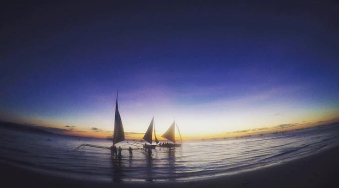 Paraw, Sunset, Beach, Beauty, Boracay: Photo of the Day